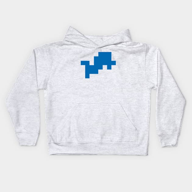 Tecmo Bowl Pixels - Detroit Kids Hoodie by The Pixel League